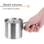 Multifunctional stainless steel water mug and cooking pot
