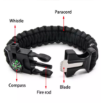 Ultimate 5-in-1 Emergency Paracord Survival Bracelet